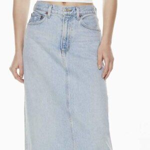 AGOLDE Hilla denim skirt Sz 25